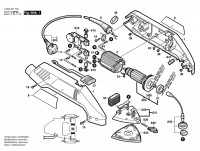 Bosch 0 603 307 703 Pda 120 E Delta Sander 230 V / Eu Spare Parts